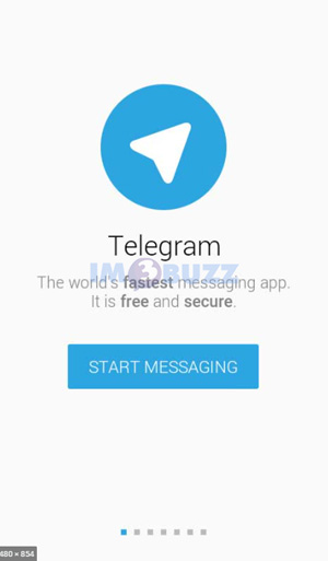 1 buka aplikasi telegram 2