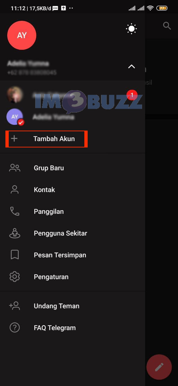 tambah akun 1