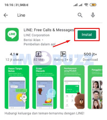 1 download aplikasi line playstore