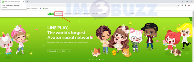 1 klik download LINE