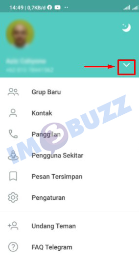 1 klik ikon centang kebawah