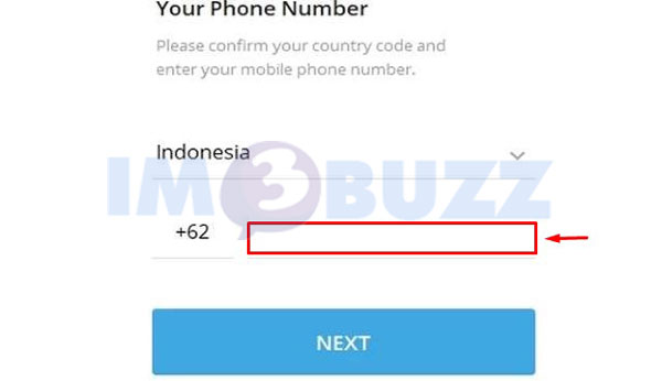 2 masukkan nomor hp Telegram Dekstop