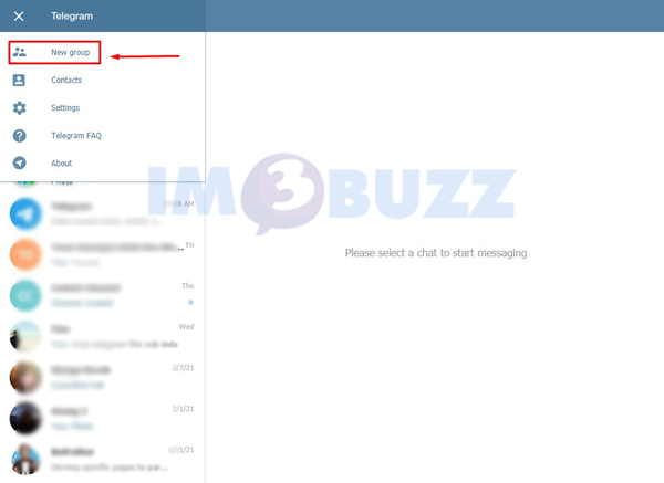 3 klik new group telegram web