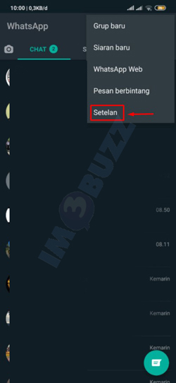 3 klik setelan whatsapp
