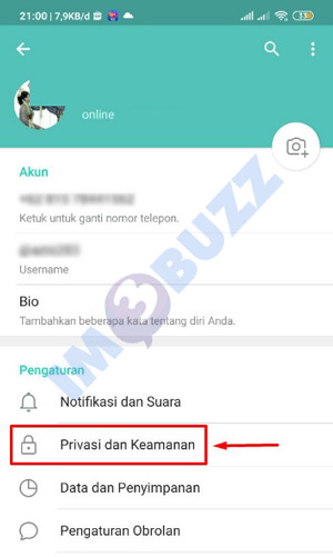 4 pilih privasi dan keamanan telegram