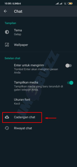 5 klik cadangan chat whatsapp