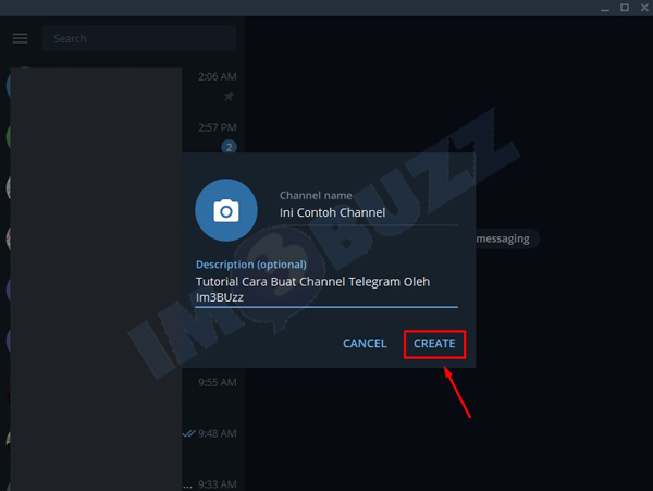 5 klik create channel telegram dekstop