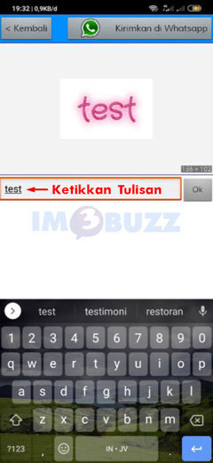 6 ketik tulisan untuk dibuat berwarna