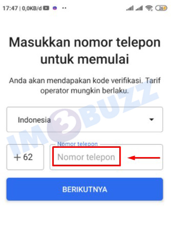 8 signal isikan nomor hp