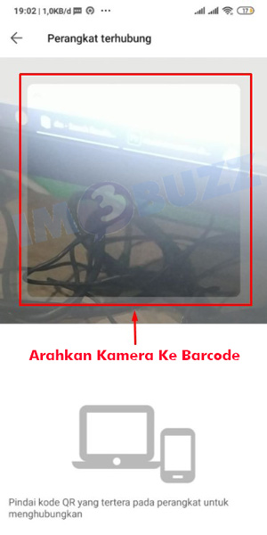 arahkan kamera ke barcode