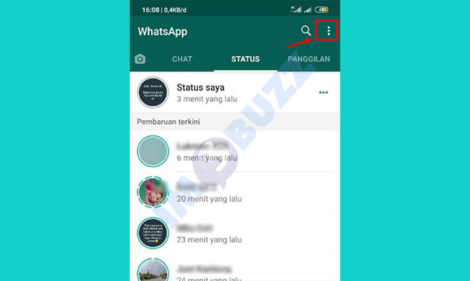 tap menu titik tiga vertikal whatsapp