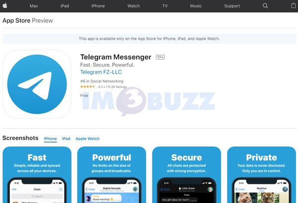 telegram app store