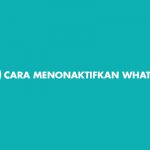 cara menonaktifkan whatsapp