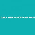 cara menonaktifkan whatsapp