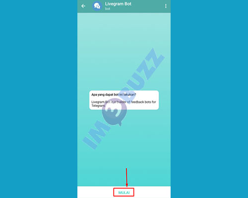 tap mulai livegram bot