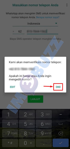 tap ok restore chat whatsapp