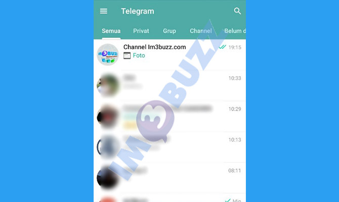 1. buka telegram untuk menghapus semua pesan secara otomatis