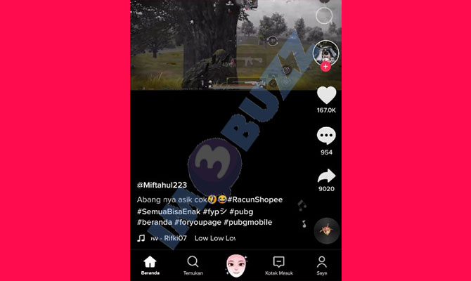 1. buka tiktok untuk membuat link undangan