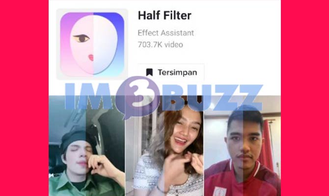 10. efek tiktok half filter