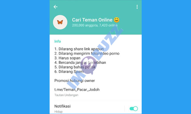 10. grup telegram  cari teman online