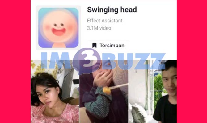 14. efek tiktok swinging head