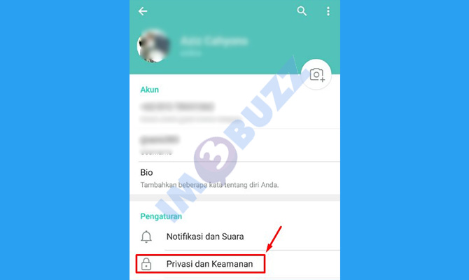 14. pilih privasi dan keamanan