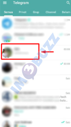 2. cari kontak telegram