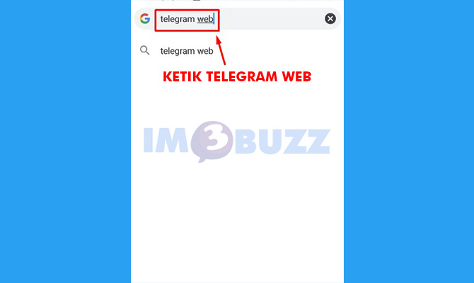 2. ketik telegram web di pencarian google