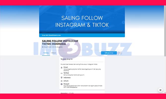 2. saling follow instagram tiktok indonesia