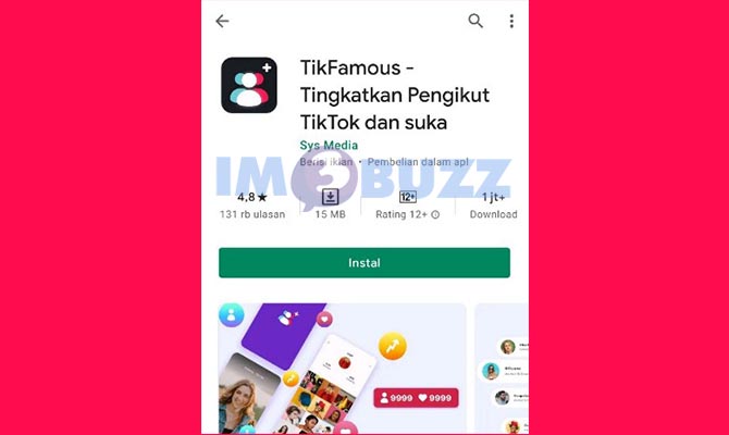 3. tikfamous aplikasi penambah followers tiktok gratis