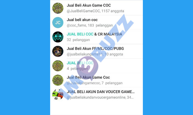 4. Grup jual akun coc