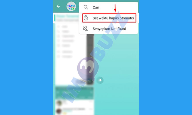 4. pilih set waktu hapus otomatis