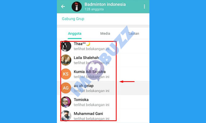 5. selesai mengetahui grup telegram teman