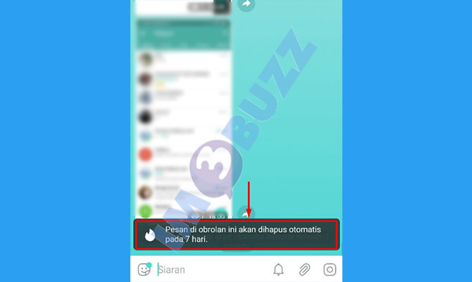 7. selesai menghapus pesan otomatis