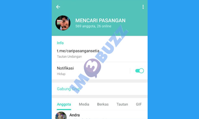 8. grup telegram  mencari pasangan