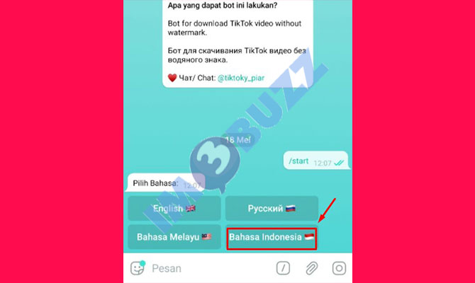 8. pilih bahasa