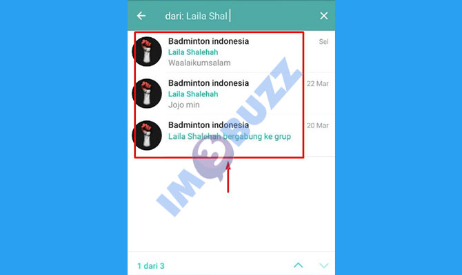 8. selesai melacak chat teman di grup telegram