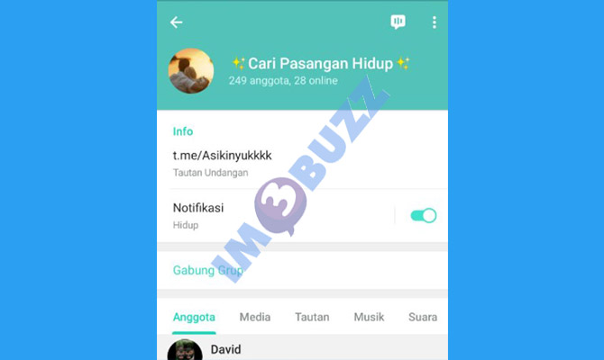 9. grup telegram  cari pasangan hidup