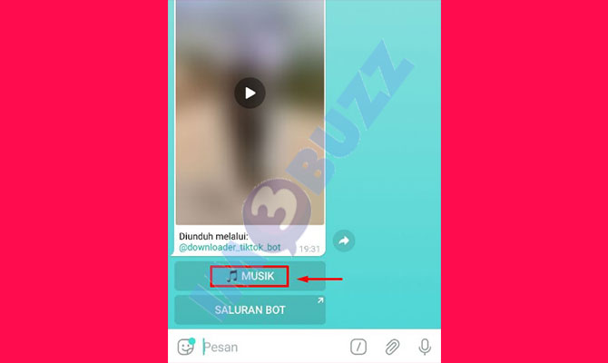 9. pilih opsi musik untuk download dari video tiktok