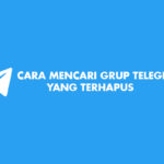 cara mencari grup telegram yang terhapus