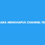 cara menghapus channel telegram
