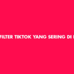 filter tiktok yang sering dipakai
