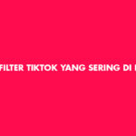 filter tiktok yang sering dipakai