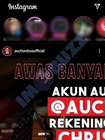 pertama jalankan aplikasi instagram untuk menggunakan filter ig di tiktok