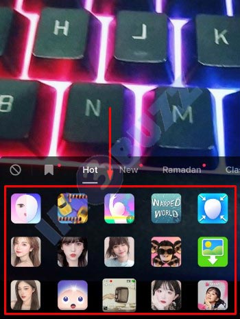 selesai cara mencari filter tiktok