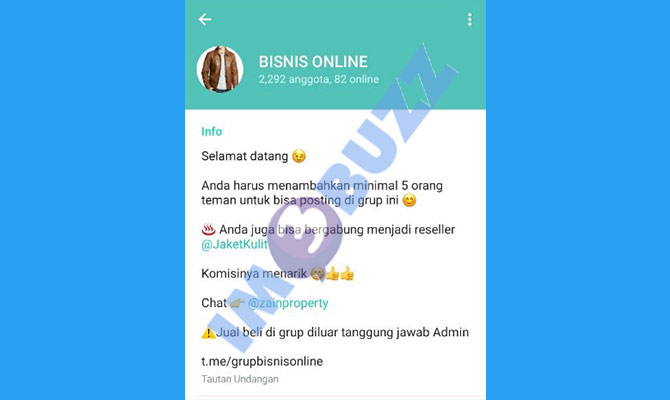 1. grup bisnis online