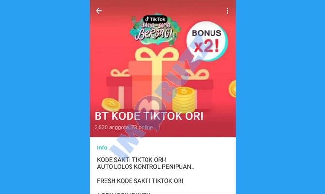 10. bt kode tiktok ori