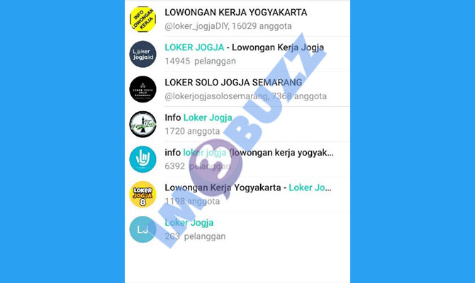 12. grup loker jogja