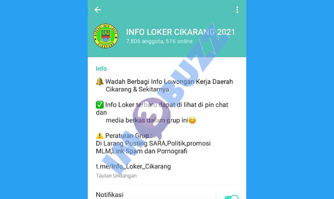 16. grup info loker cikarang