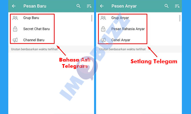 17. selesai membuat setlang telegram sendiri di hp